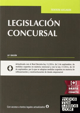 Legislación Concursal 20ª Edición 2014