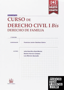 Curso de Derecho Civil I bis Derecho de Familia 3. ª Edición 2015