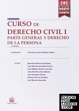 Curso de Derecho Civil I Parte General y Derecho de la Persona 6ª Edición 2015
