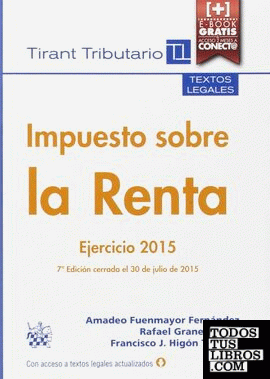 Impuesto sobre la Renta Ejercicio 2015 7ª Edición