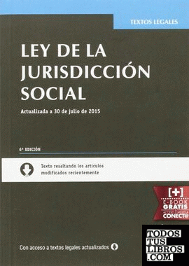 Ley de la Jurisdicción Social 6ª Edición 2015