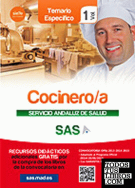 Cocinero/a del Servicio Andaluz de Salud. Temario específico  volumen 1