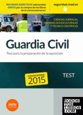Guardia Civil. Test para la Preparación de Oposición