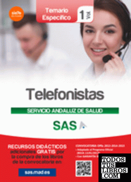 Telefonistas del Servicio Andaluz de Salud. Temario específico Volumen 1