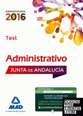 Administrativos de la Junta de Andalucía Turno Libre. Test