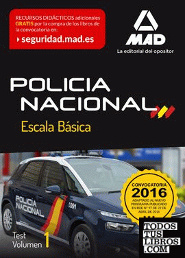 Policía Nacional Escala Básica.