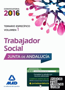 Trabajadores Sociales de la Junta de Andalucía. Temario específico volumen 1