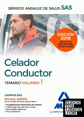 Celador conductor del Servicio Andaluz de Salud. Temario específico volumen 1