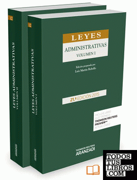 Leyes Administrativas. 2 Volúmenes (Papel + e-book)