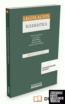 Legislación eclesiástica (Papel + e-book)