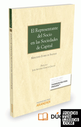 El representante del socio en las sociedades de capital (Papel + e-book)