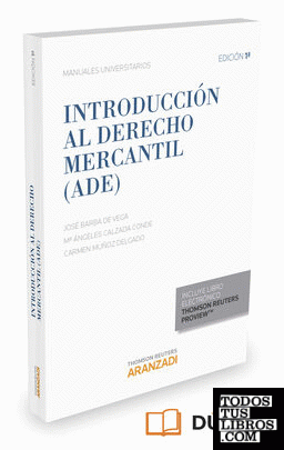 Introducción al Derecho mercantil (ADE) (Papel + e-book)