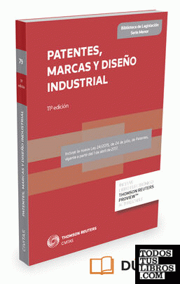 Patentes, Marcas y Diseño Industrial (Papel + e-book)