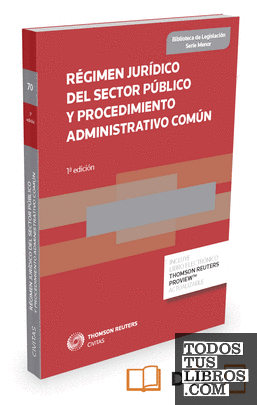 Régimen Jurídico del Sector Público y Procedimiento Administrativo Común (Papel + e-book)