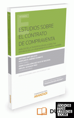 Estudios sobre el Contrato de Compraventa (Papel + e-book)