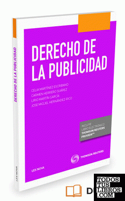 Derecho de la publicidad (Papel + e-book)