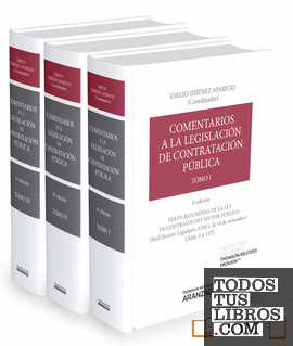 Comentarios a la Legislación de Contratación Pública - 3 Tomos (Papel + e-book)