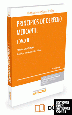 Principios de Derecho Mercantil - Tomo II (Papel + e-book)