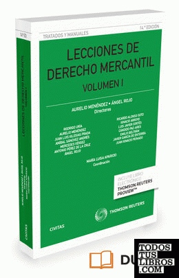 Lecciones de Derecho Mercantil Volumen I (Papel + e-book)