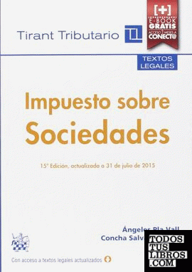 Impuesto sobre sociedades 15ª edición 2015