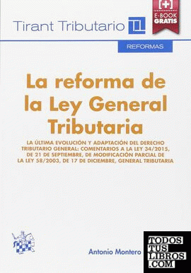 La Reforma de la ley General Tributaria