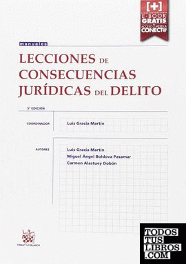 Lecciones de Consecuencias Jurídicas del Delito 5ª Edición 2015
