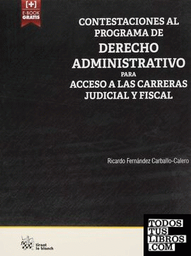 Contestaciones al Programa de Derecho Administrativo Para Acceso a las Carreras Judicial y Fiscal