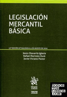Legislación Mercantil Básica 15ª Edición 2016