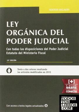 Ley Orgánica del Poder Judicial 19ª Edición 2016