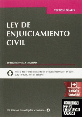 Ley de Enjuiciamiento Civil 28ª Edición 2016