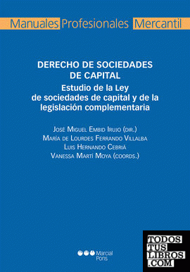 Derecho de sociedades de capital