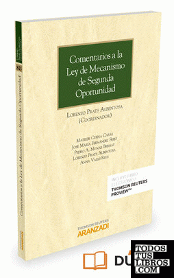 Comentarios a la Ley de Mecanismo de Segunda Oportunidad (Papel + e-book)
