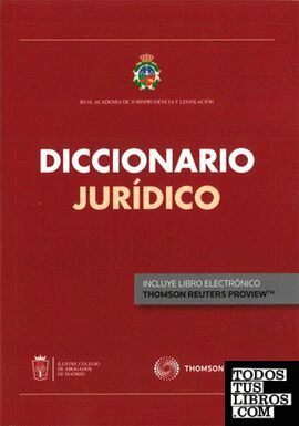 Diccionario jurídico de la Real Academia de Jurisprudencia y Legislación