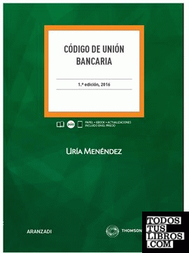 Código de Unión Bancaria (Papel + e-book)