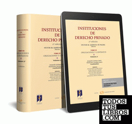 Instituciones de Derecho Privado. Tomo III Obligaciones y contratos. Volumen 3º (Papel + e-book)