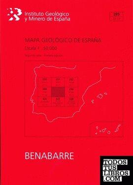 Mapa geológico de España, E 1:50.000. Hoja 289, Benabarre