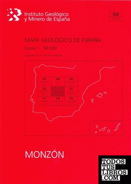 Mapa geológico de España, E 1:50.000. Hoja 326, Monzón