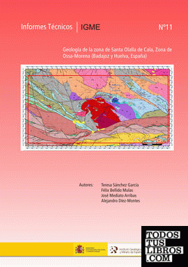 Geología de la zona de Santa Olalla de Cala, Zona de Ossa-Morena (Badajoz y Huelva, España)