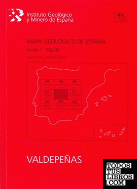 Mapa geológico de España. E 1:50.000. Hoja 812, Valdepeñas
