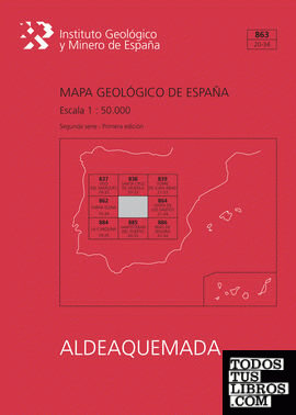 Mapa geológico de España. E 1:50.000. Hoja 863, Aldeaquemada