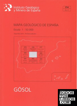Mapa geológico de España. E 1:50.000. Hoja 254, Gósol