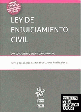 Ley de Enjuiciamiento Civil 29ª Edición 2016
