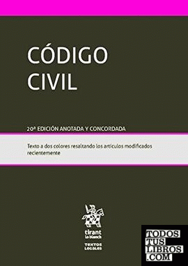 Código Civil 20ª Edición 2016