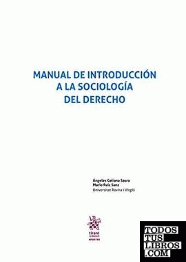 Manual de introducción a la sociología de derecho