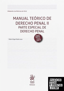 Manual Teórico de Derecho Penal II Parte Especial de Derecho Penal