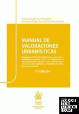 Manual de valoraciones Urbanísticas 2ª ed. 2017