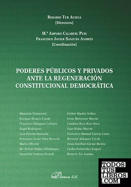 Poderes públicos y privados ante la regeneración constitucional democrática