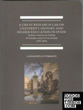 A great research lab on University History and Higher Education in Spain
