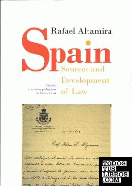 Spain. Sources and Development of Law