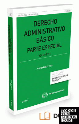 Derecho Administrativo Básico. Volumen II (Papel + e-book)